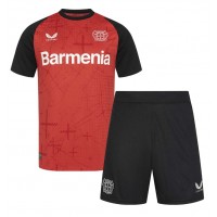 Echipament fotbal Bayer Leverkusen Amine Adli #21 Tricou Acasa 2024-25 pentru copii maneca scurta (+ Pantaloni scurti)